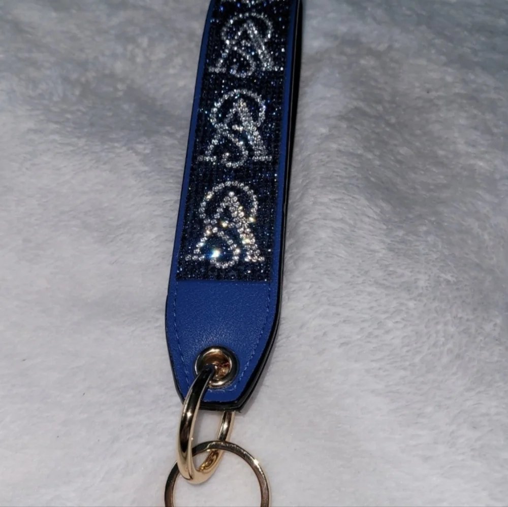 Nwt VS Wristlet Keychain Blue sapphire and Silver With Rhinestone.Read Full Post - Picture 12 of 12